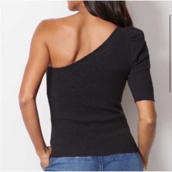 Nation LTD Kirstie Smocked One Shoulder Size Large NWT - Picture 3 of 7